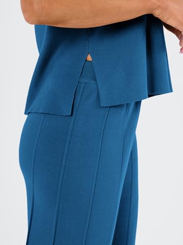 LILLUSORY 2 Piece Outfits for Women Lounge Matching Set Two Piece Knit Tracksuit Sweatsuits Top & Pants Co-Ords Habits affär