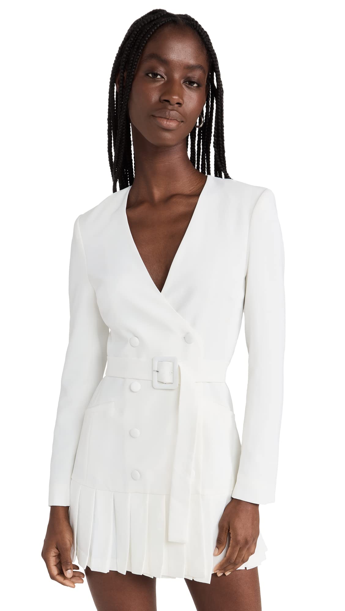 Amanda Uprichard Women's Mesha Dress Dresses Habits affär Ivory Large