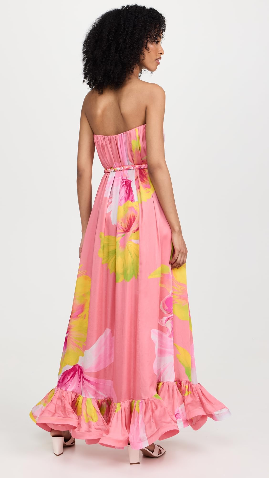 Women's Long Dress with Braided Belt Dresses Habits affär