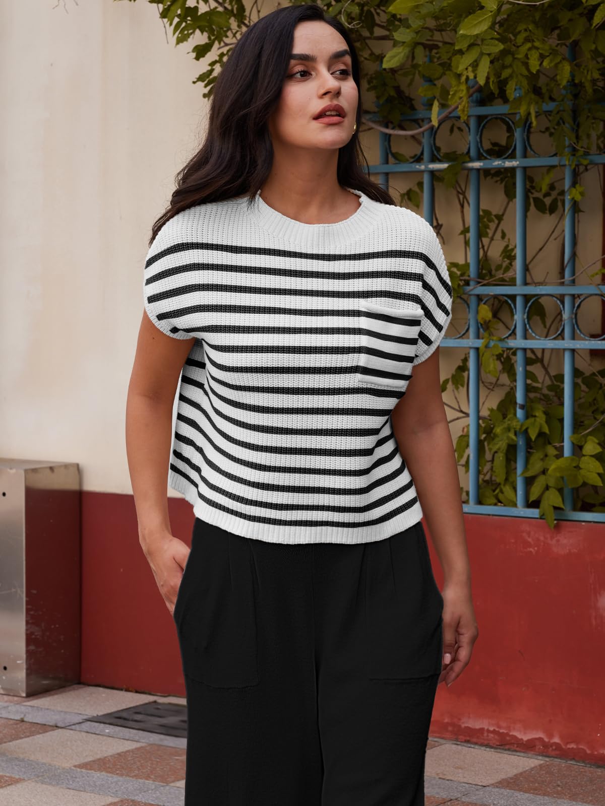 LILLUSORY 2 Piece Knit Sets For Women Trendy Sweatsuit Sets Co-Ords Habits affär