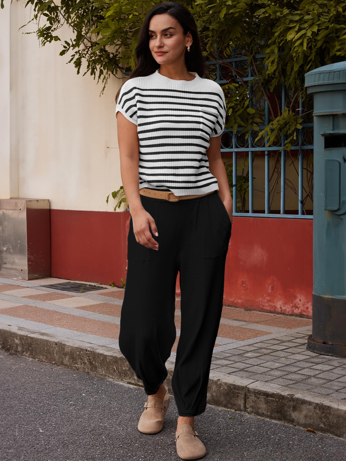 LILLUSORY 2 Piece Knit Sets For Women Trendy Sweatsuit Sets Co-Ords Habits affär