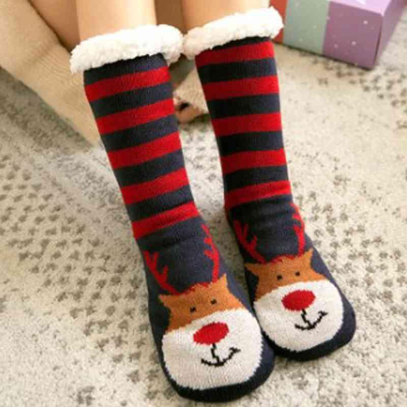 Cozy Christmas Socks Socks Trend Style J One Size