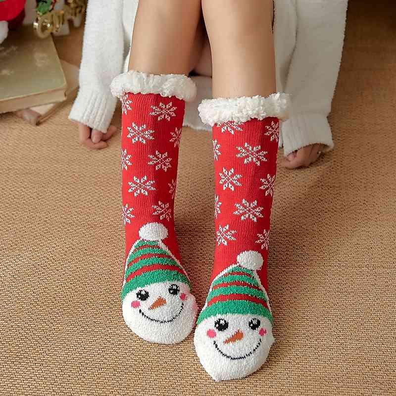 Cozy Christmas Socks Socks Trend Style F One Size