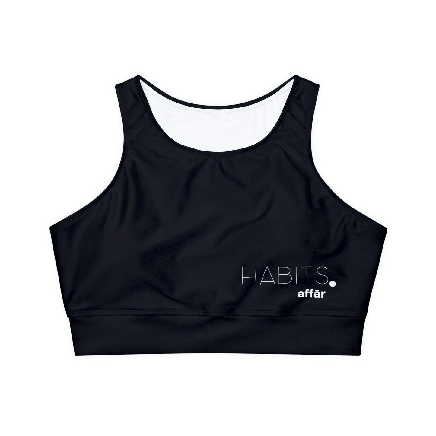 Habits affär Sports Bra - Black - Fully Lined Activewear Habits affär L