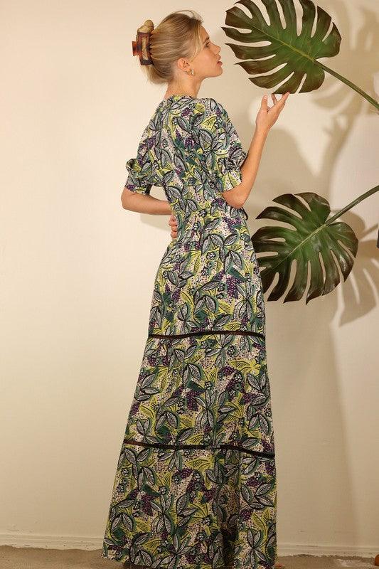 Printed Tassel Maxi Dress Dresses MULLA