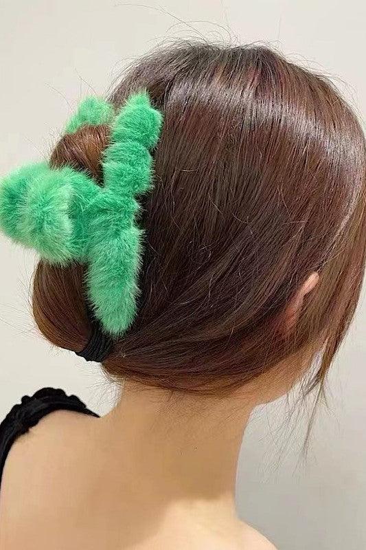 Fuzzy Hair Clips Hair Accessory Miss Sparkling