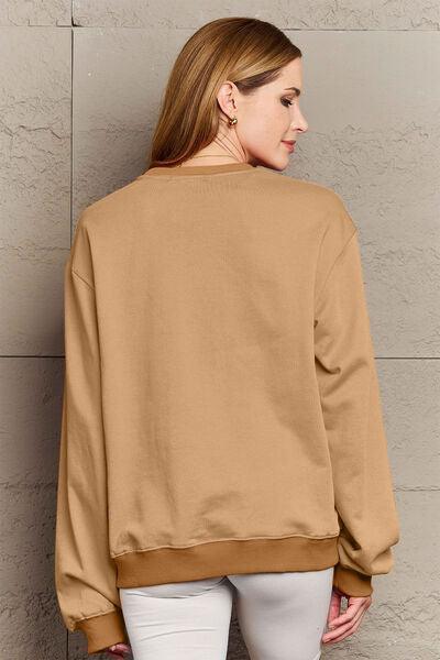 Simply Love CIAO Sweatshirt Sweatshirts Trendsi