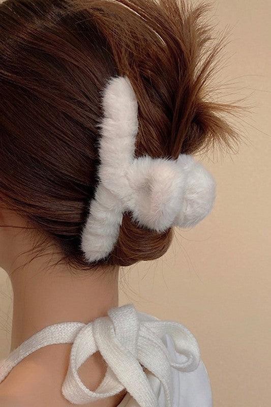 Fuzzy Hair Clips Hair Accessory Miss Sparkling