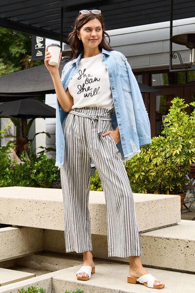 SHE CAN SHE WILL Short Sleeve T-Shirt T-Shirts Trends   
