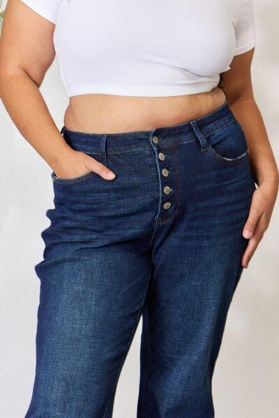 Button-Fly Straight Jeans Jeans Trend   