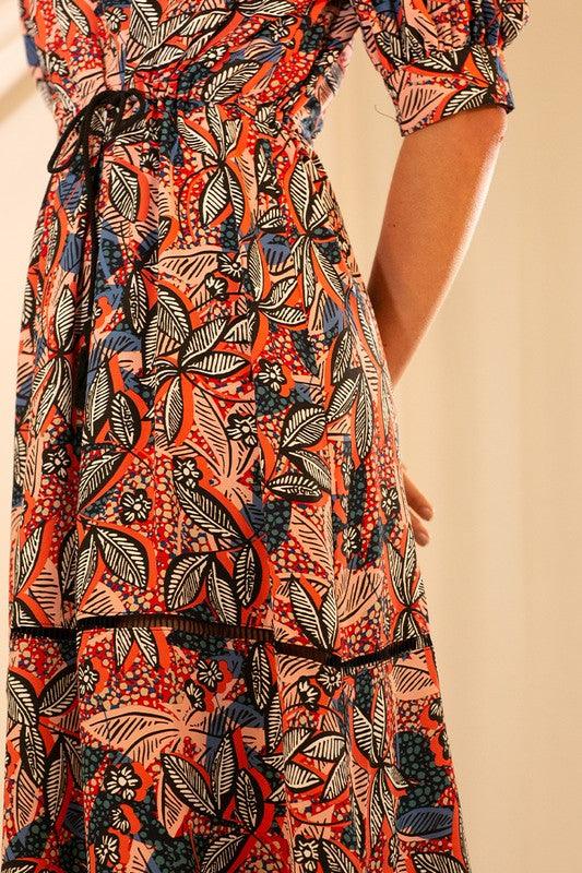 Printed Tassel Maxi Dress Dresses MULLA   