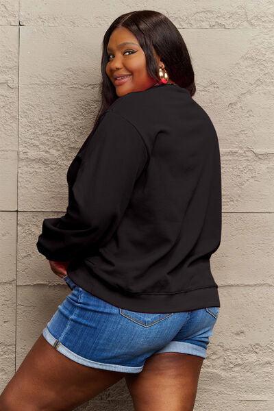 Simply Love CIAO Sweatshirt Sweatshirts Trendsi   