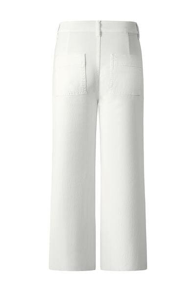High Waist Wide Leg Jeans Jeans Trendsi   
